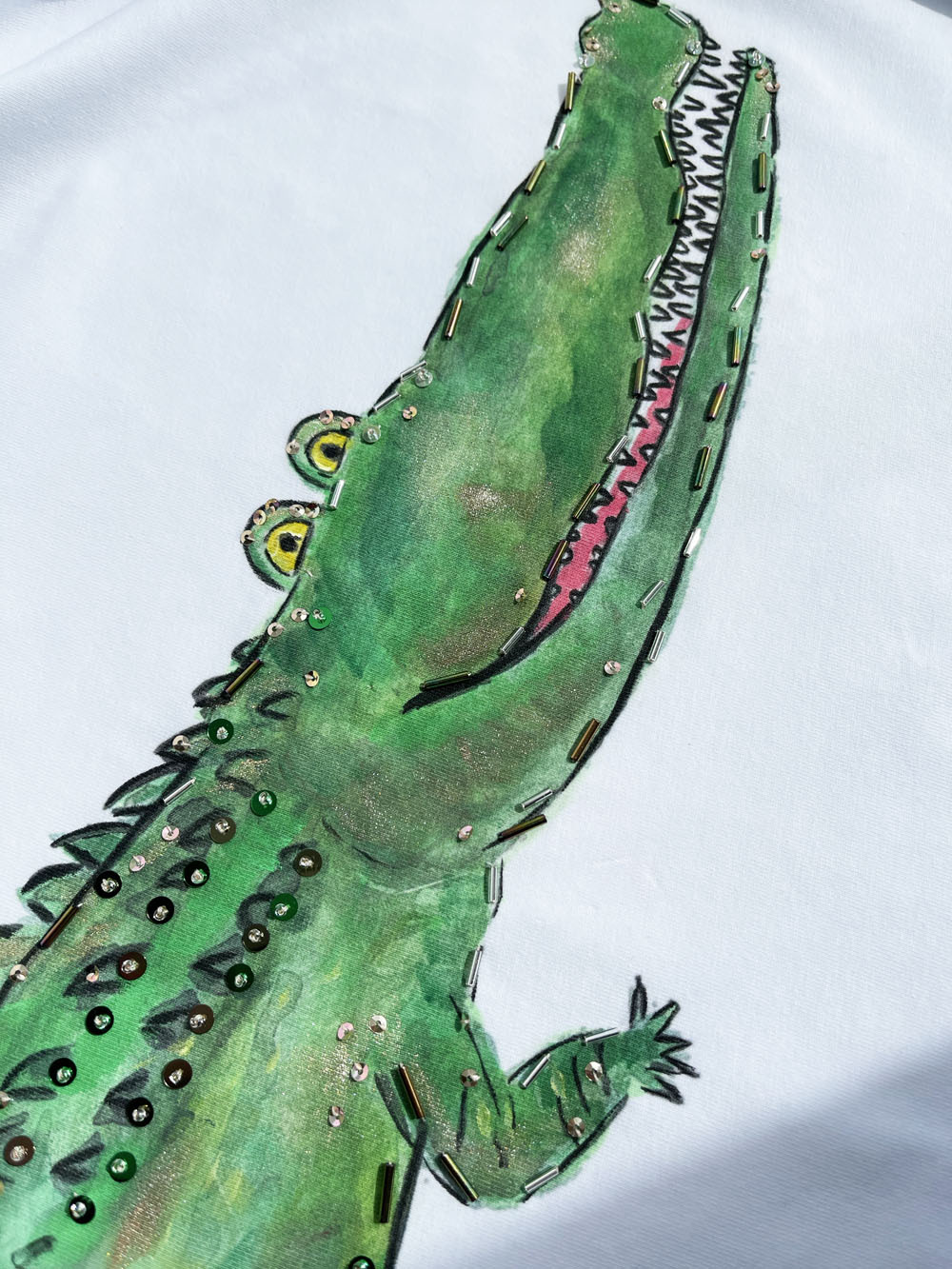 Футболка крокодил