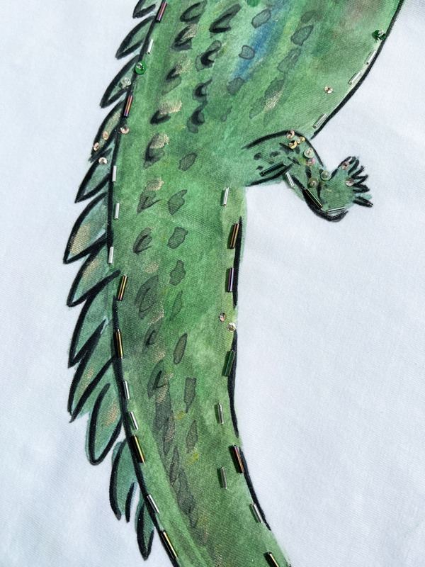 Футболка крокодил