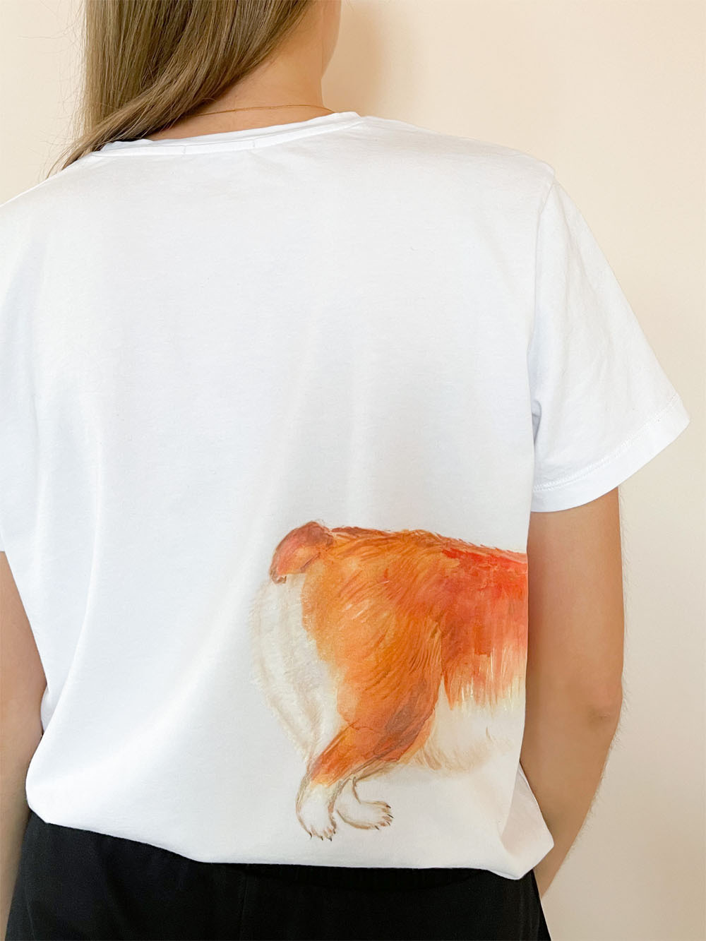 Футболка корги