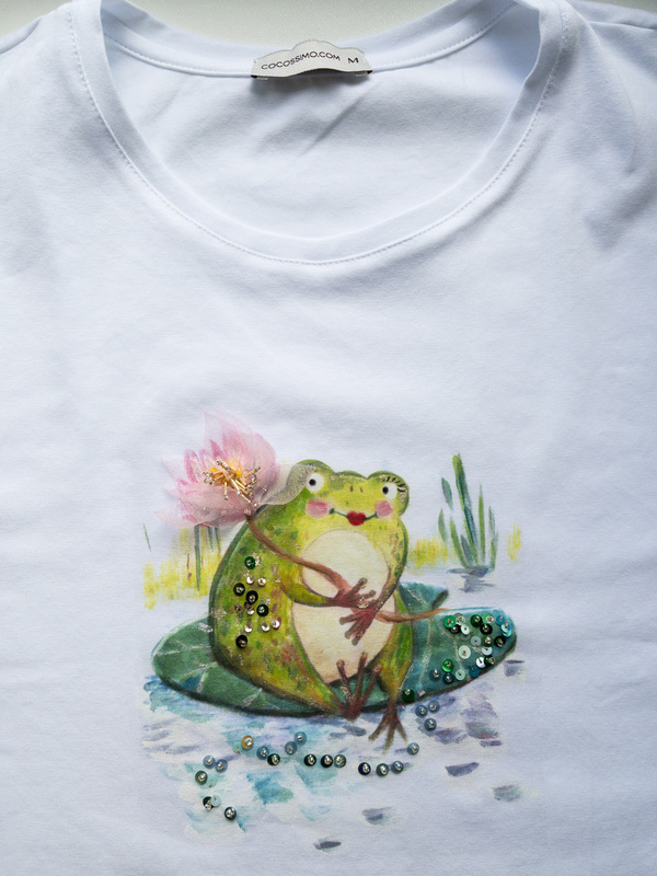 Футболка лягушка
