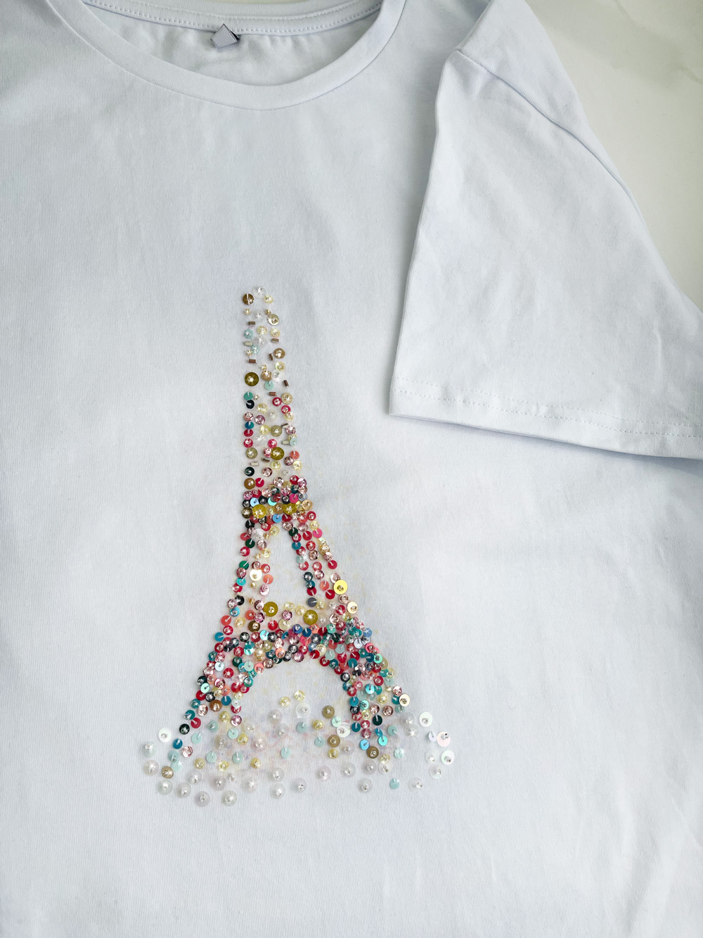 Футболка эйфелева башня