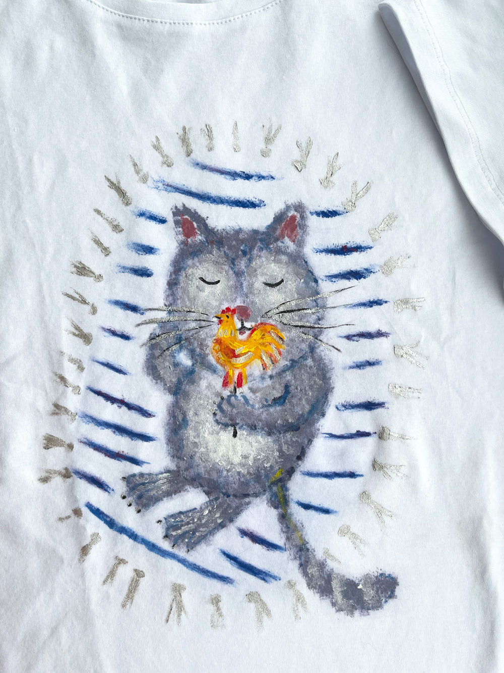 Кот с леденцом