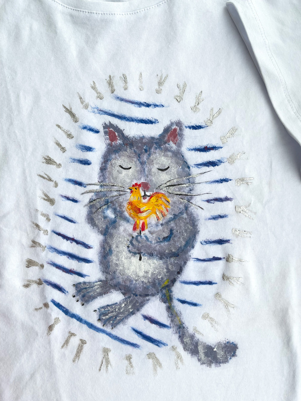 Кот с леденцом