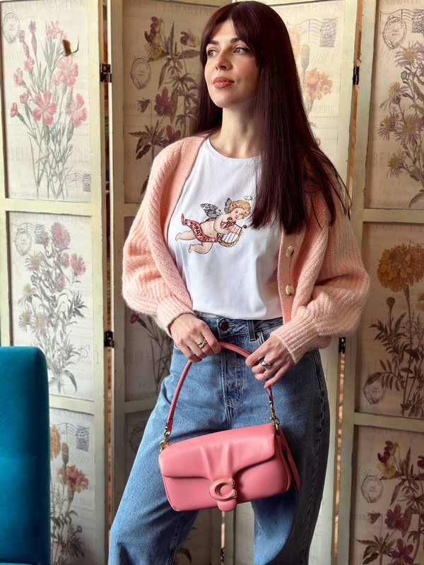 Футболка ангел с лирой