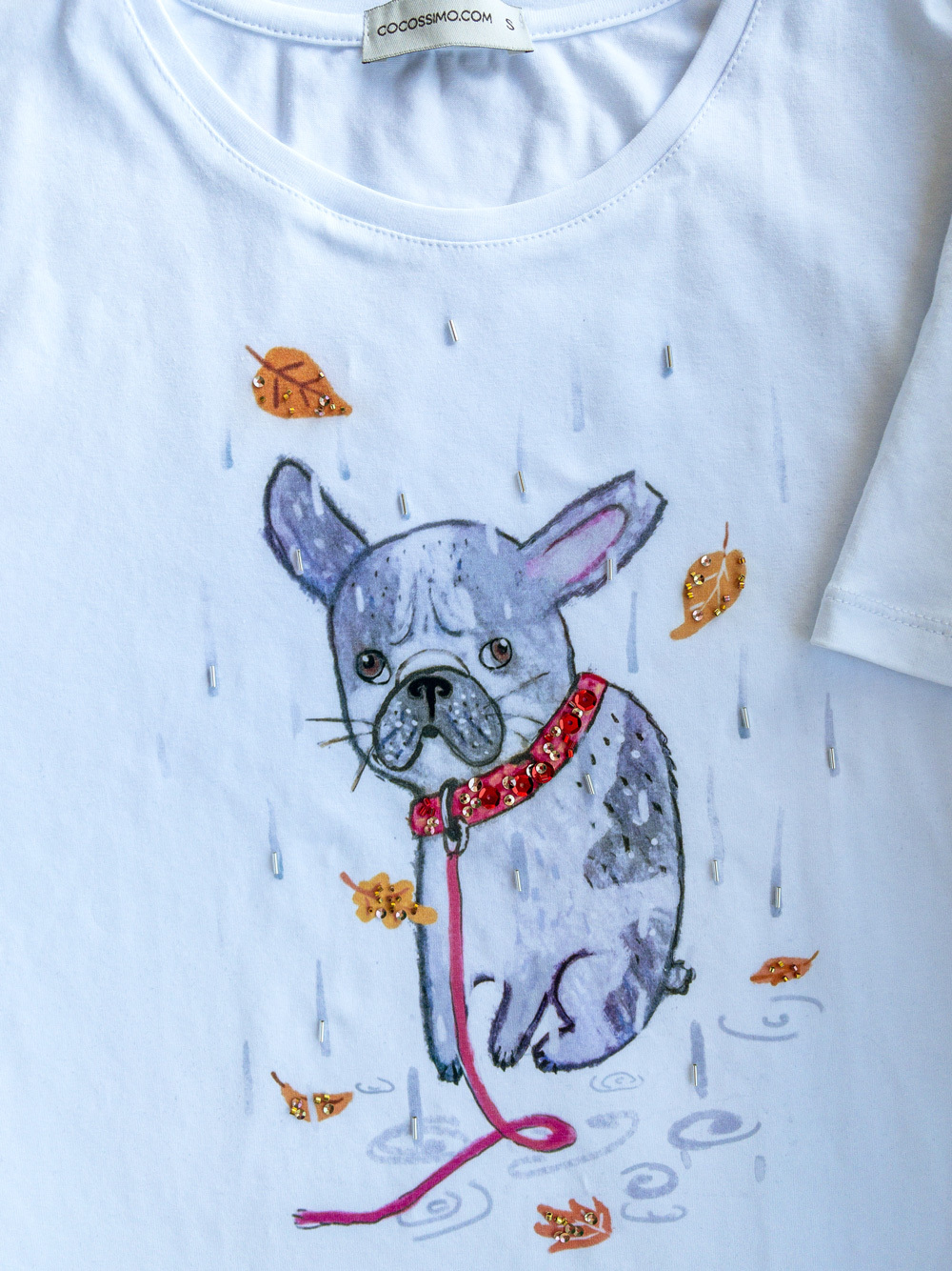 Футболка бульдог