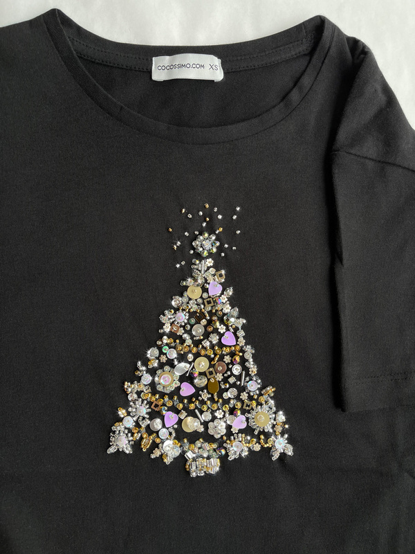 Футболка ёлочка ювелирная