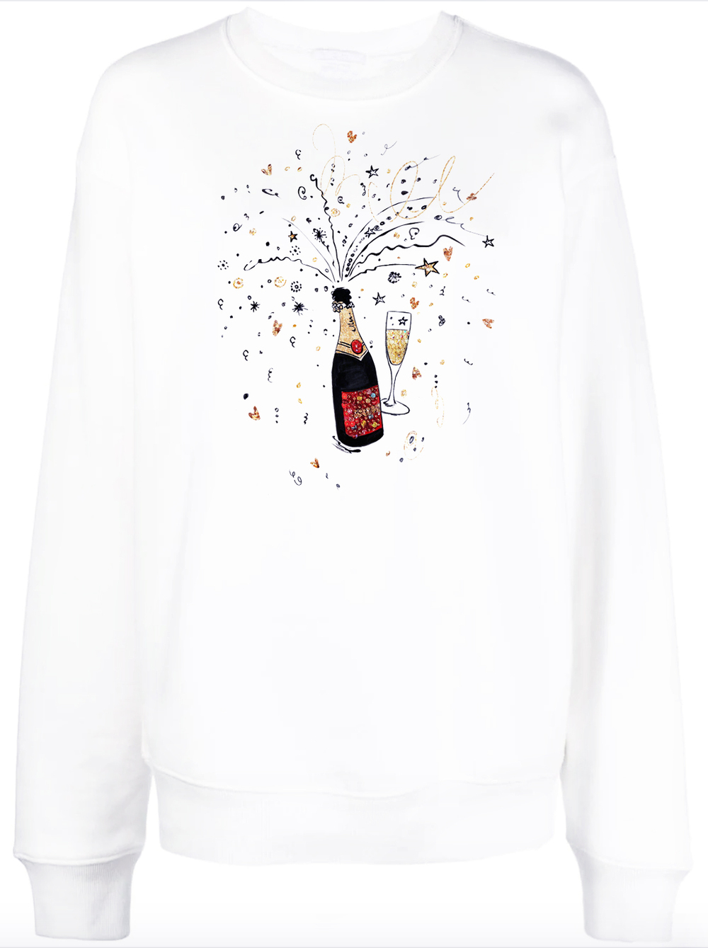 Свитшот с шампанским
