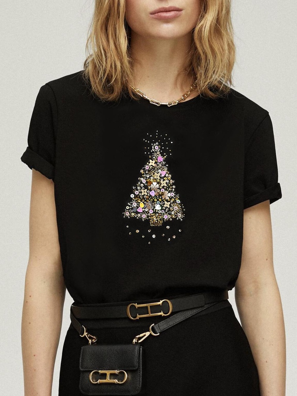Футболка ёлочка ювелирная