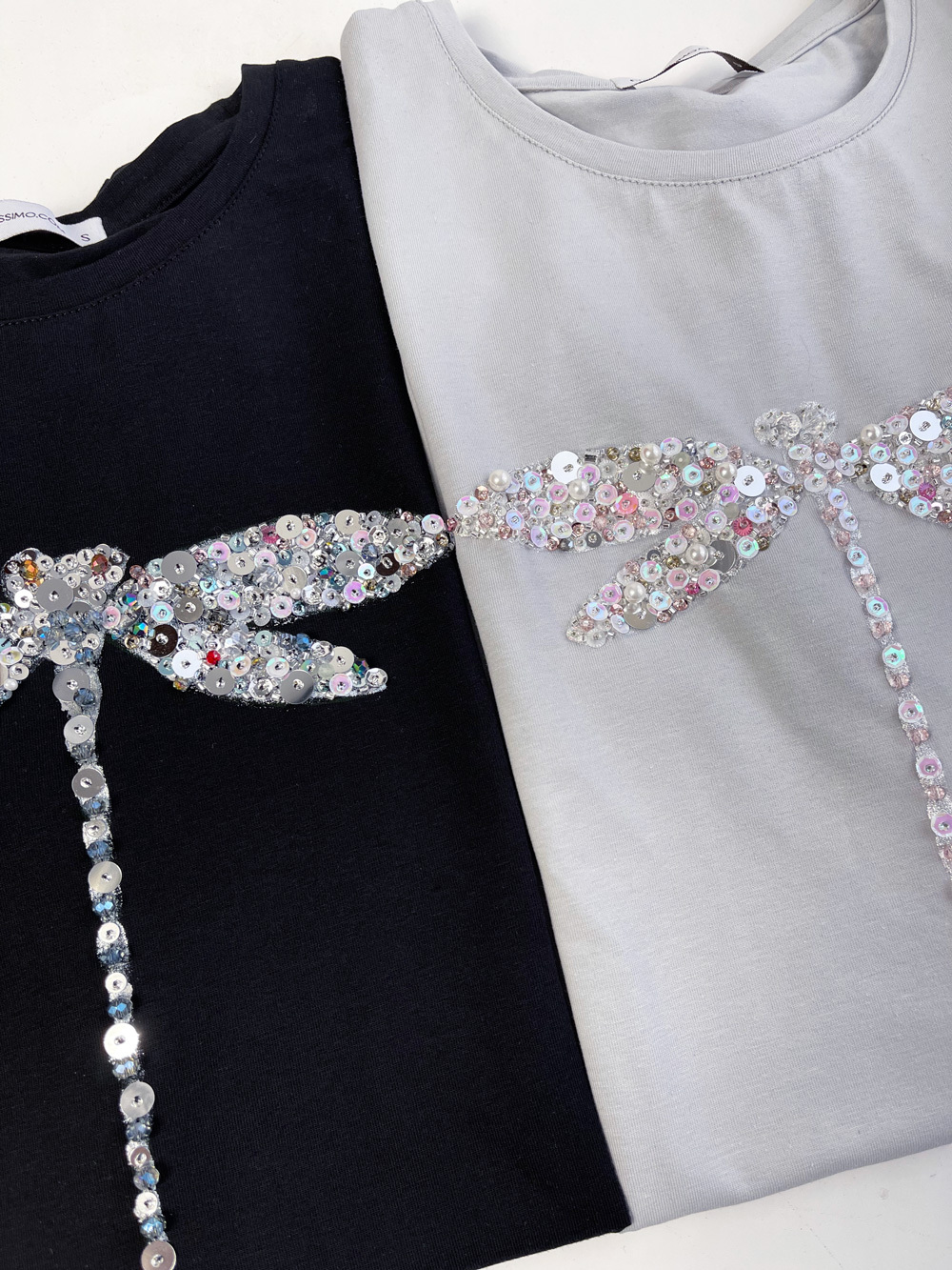 Футболка стрекоза перламутровая