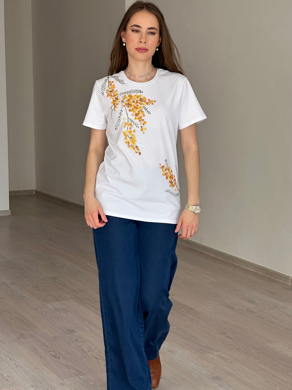 Футболка мимоза