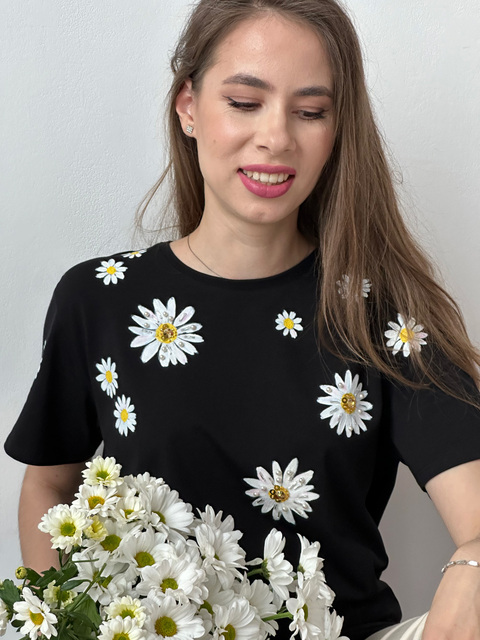Футболка ромашки
