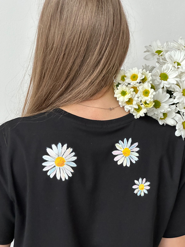 Футболка ромашки