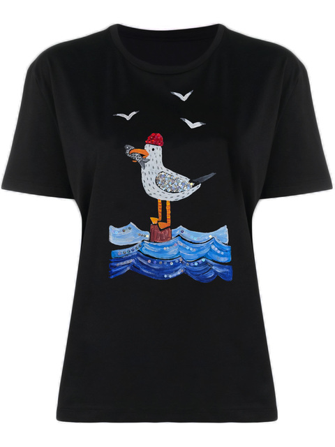 Футболка чайка кусто