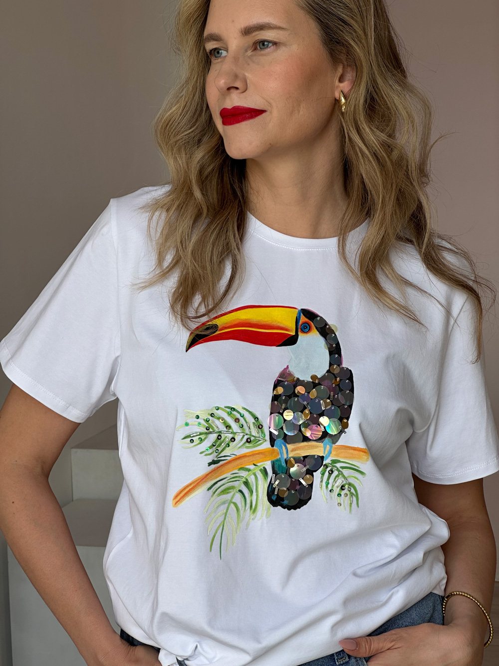 Футболка тукан