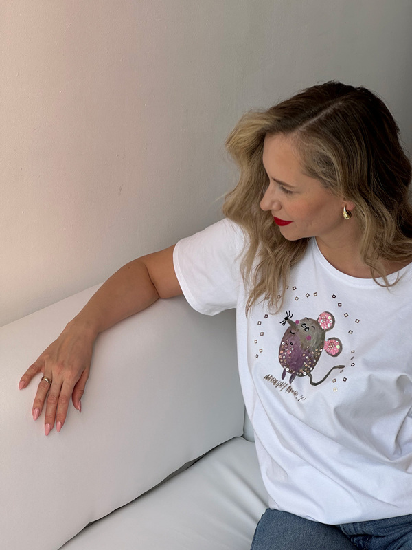 Футболка мышонок