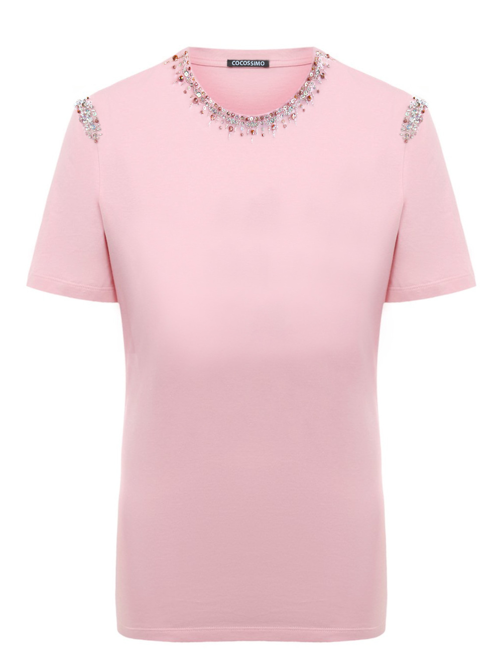 Футболка в стиле CHANEL розовая