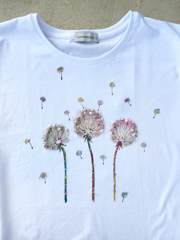Футболка одуванчики