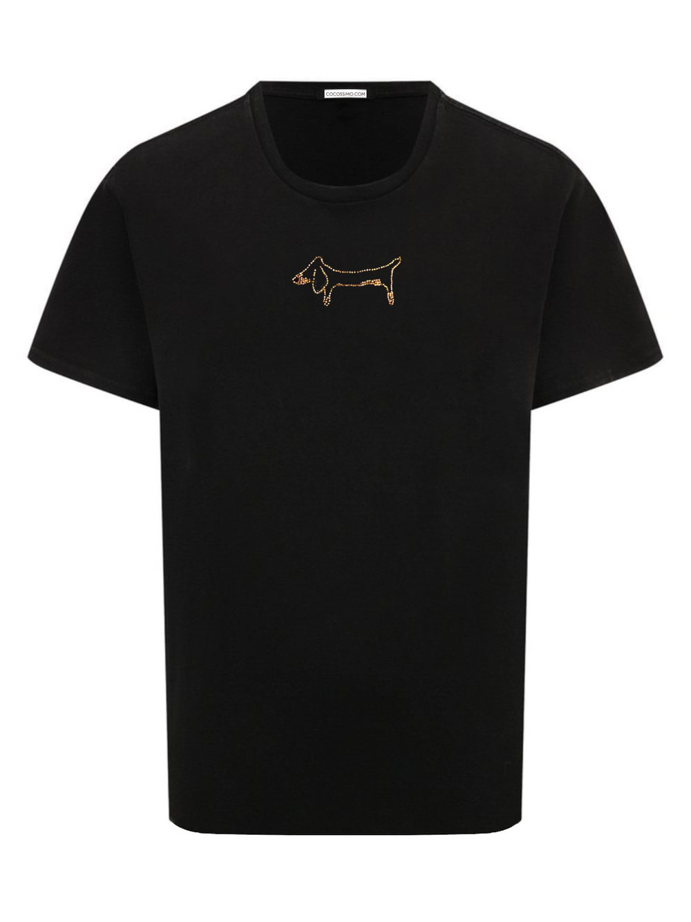 Футболка с вышивкой такса