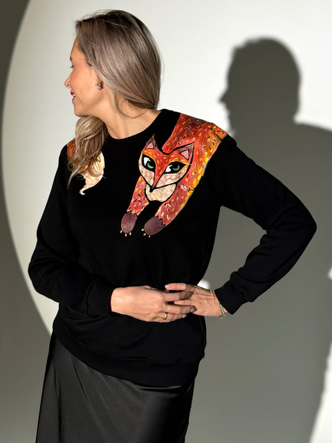 Свитшот с лисой