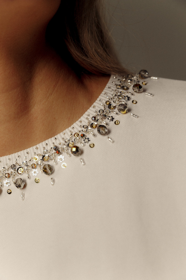 Свитшот в стиле Chanel белый