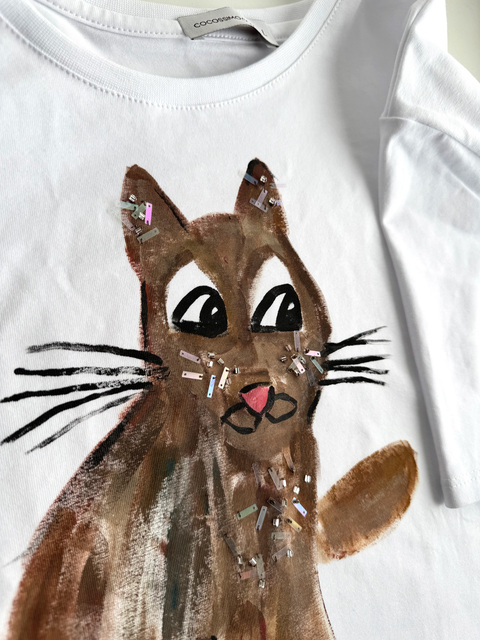 Футболка детская Кыся