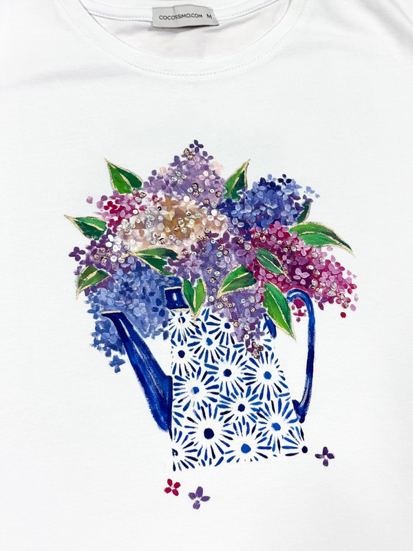 Футболка сирень