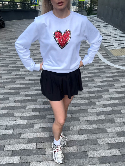 Свитшот с сердцем