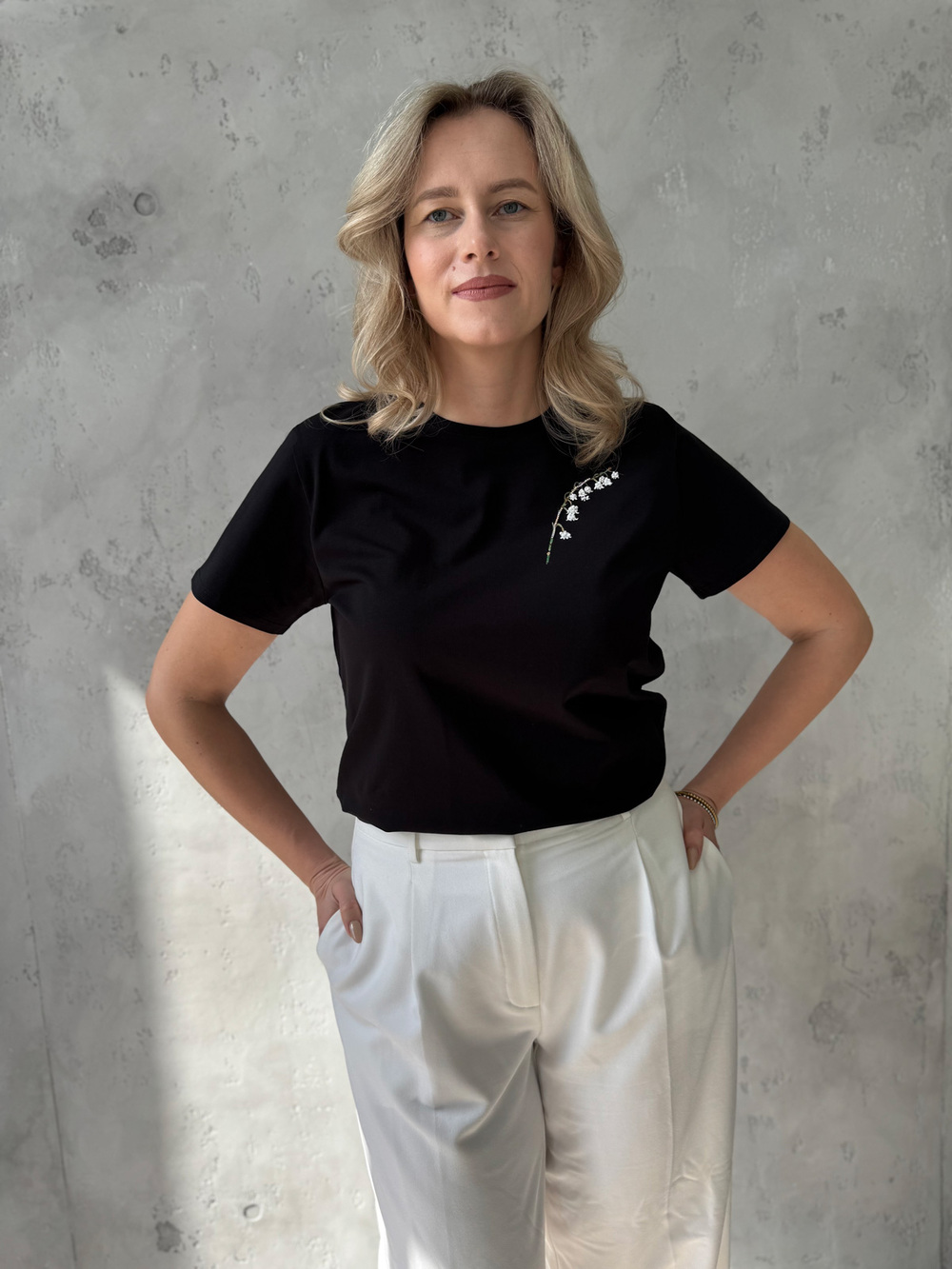 Футболка с ландышем