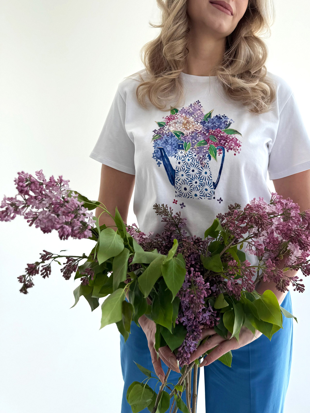 Футболка сирень