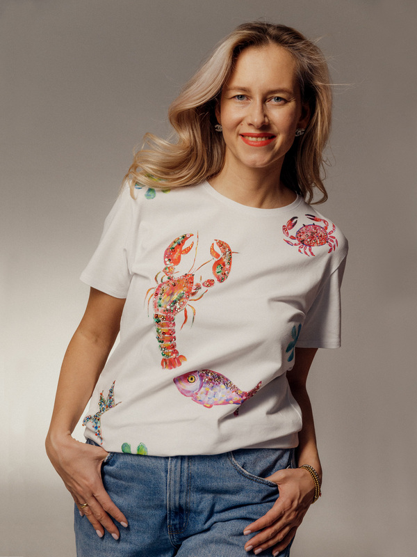 Футболка морские обитатели