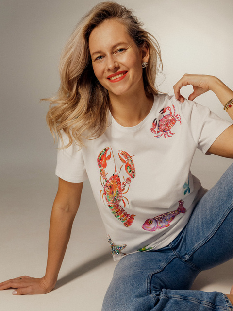 Футболка морские обитатели