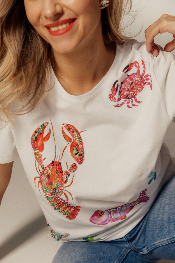 Футболка морские обитатели