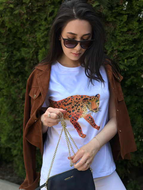 Футболка гепард