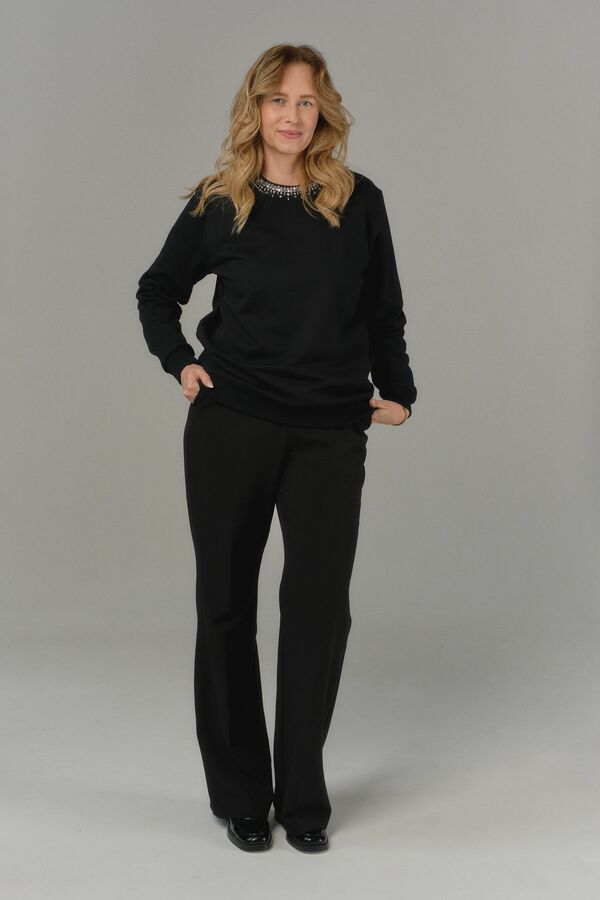 Свитшот в стиле Chanel черный