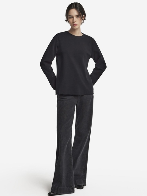 Лонгслив черный под заказ