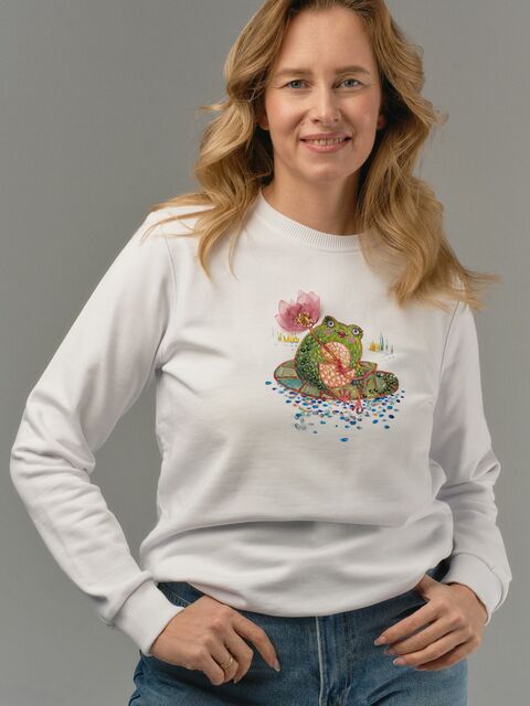 Свитшот с лягушкой