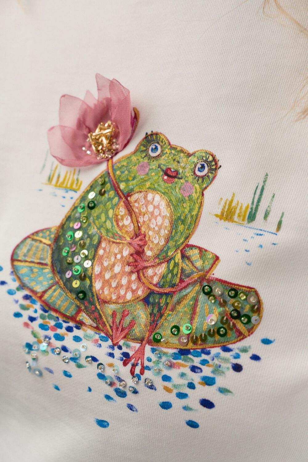 Свитшот с лягушкой