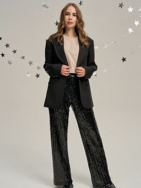 Футболка с жемчужной ёлочкой