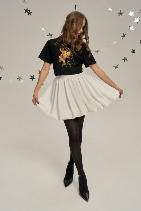 Футболка новогодний зайка