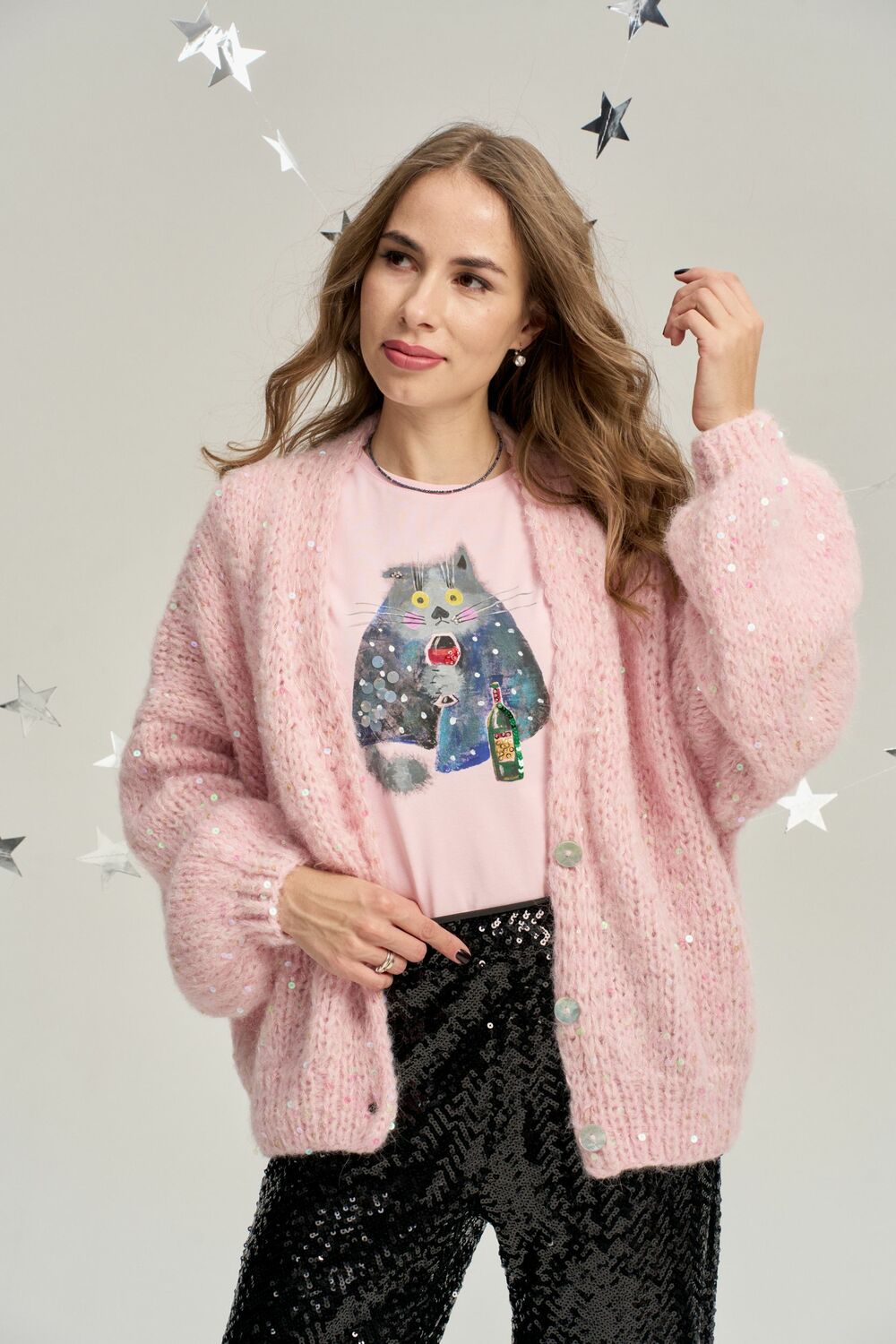 Футболка под настроение розовая