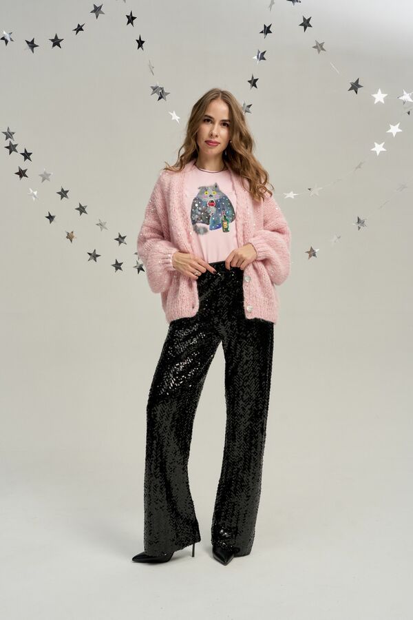 Футболка под настроение розовая