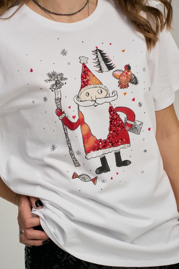 Футболка дед мороз