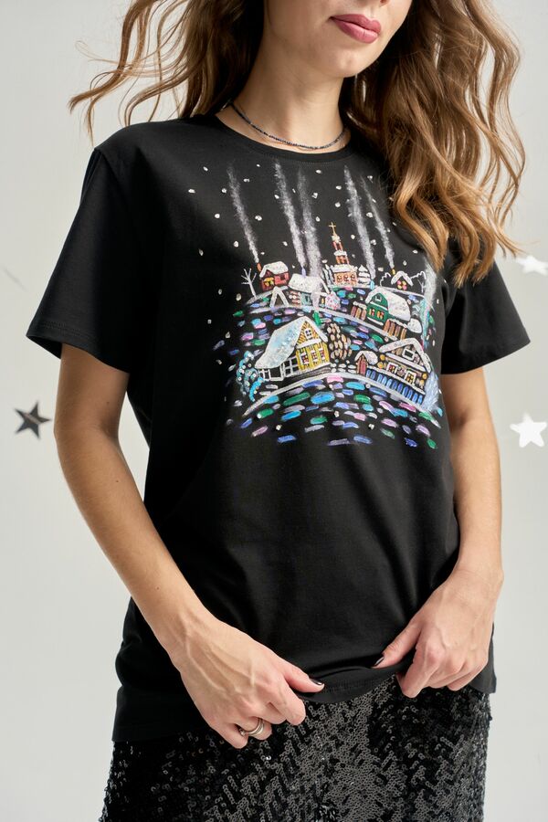 Футболка ночь перед рождеством