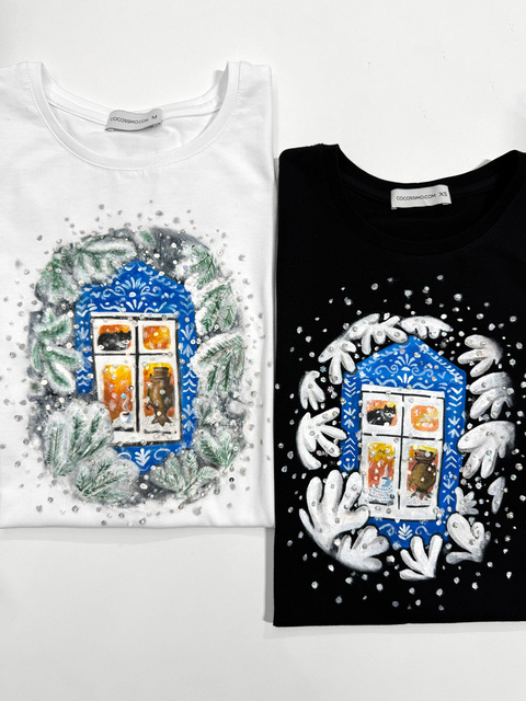 Футболка Зимнее окошко