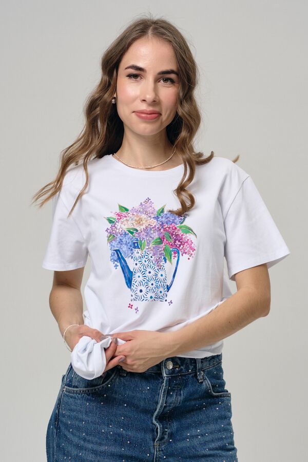 Футболка сирень