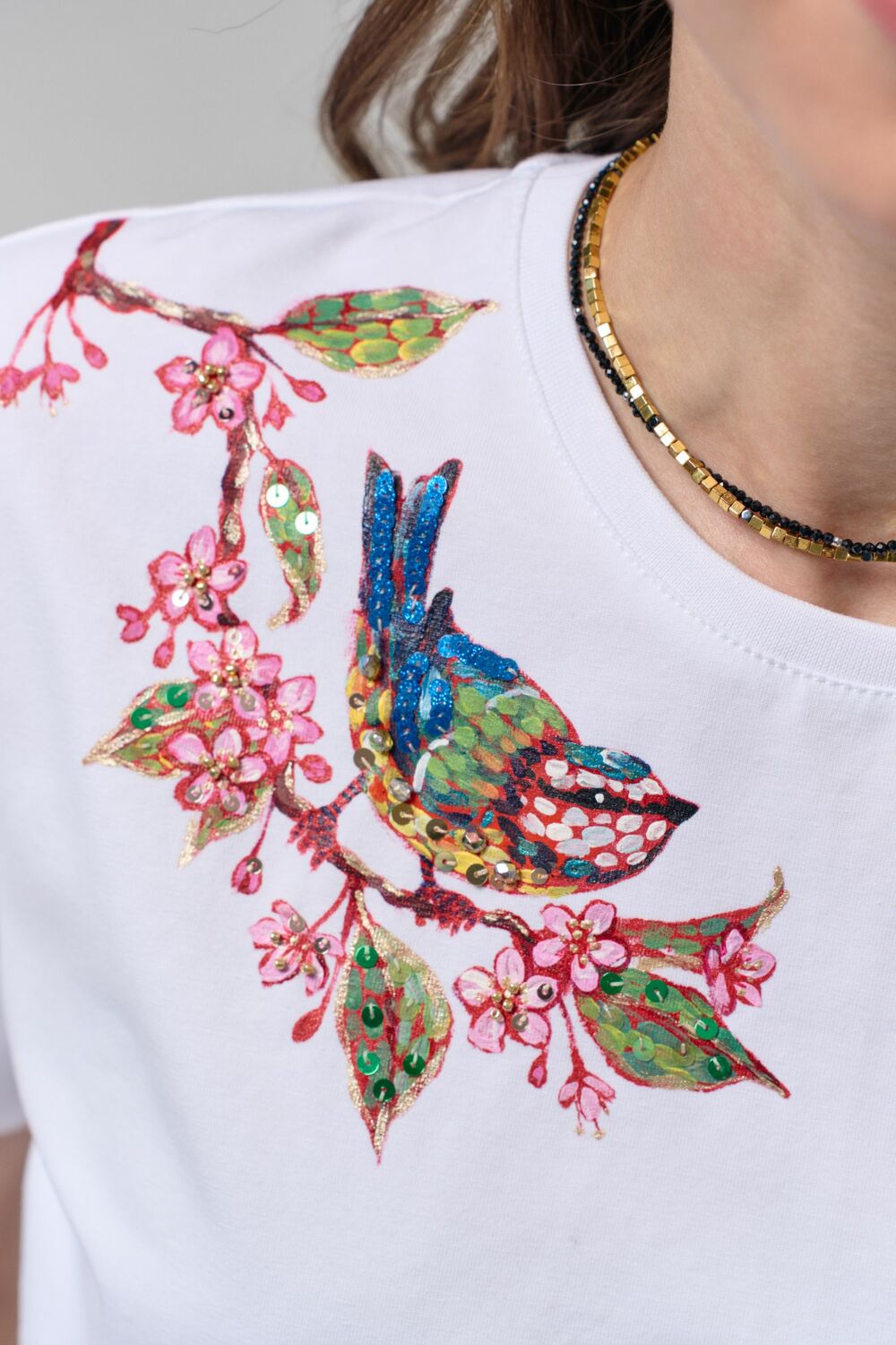 Футболка с птичкой