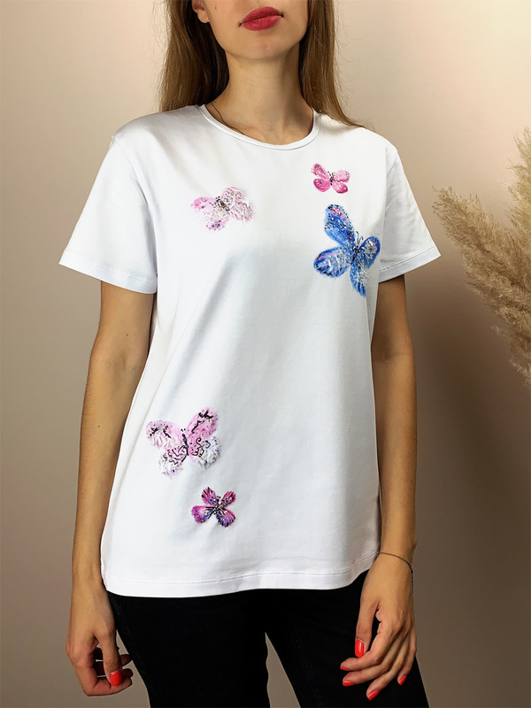 Футболка бабочки