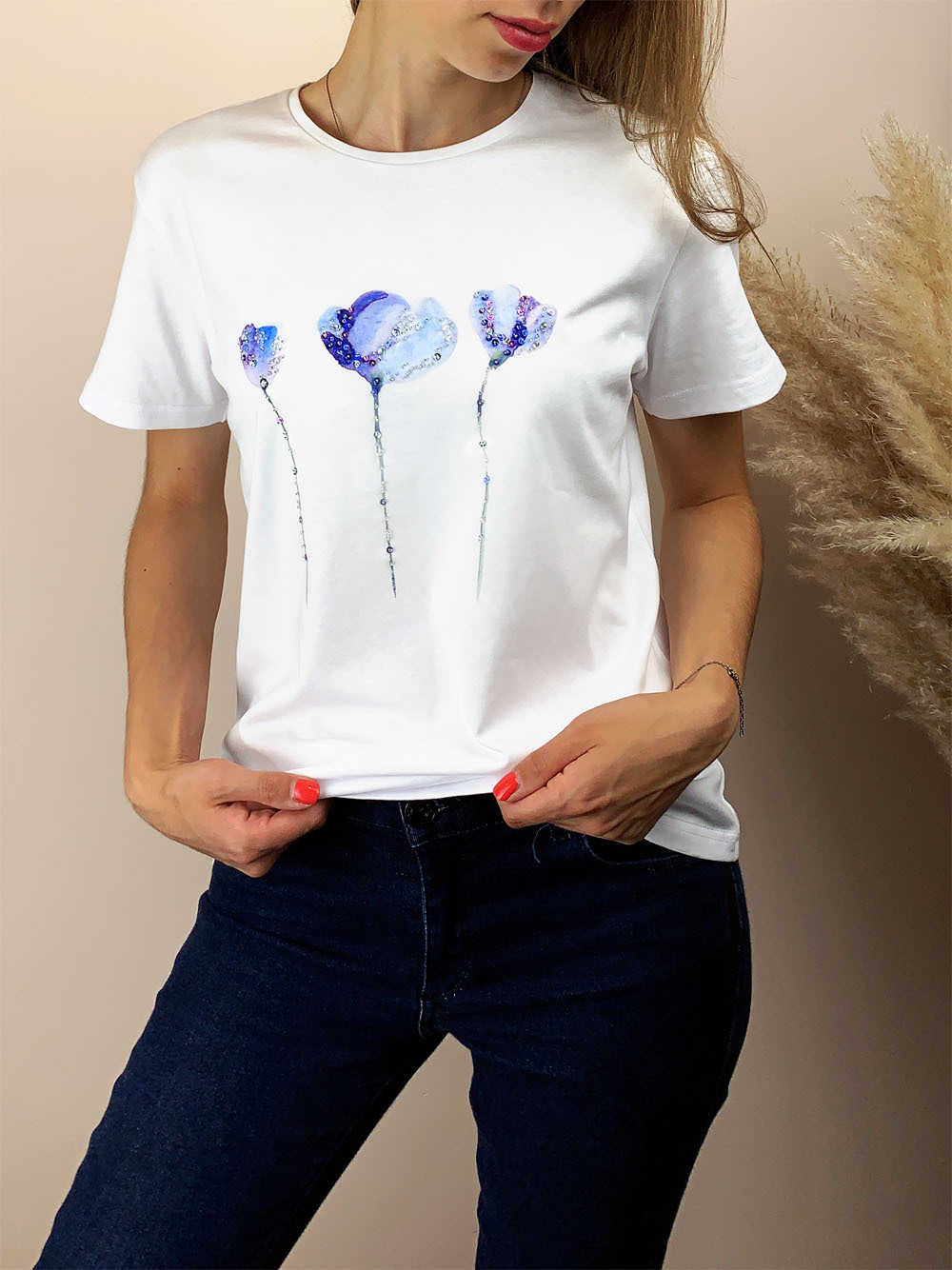 Футболка ирисы