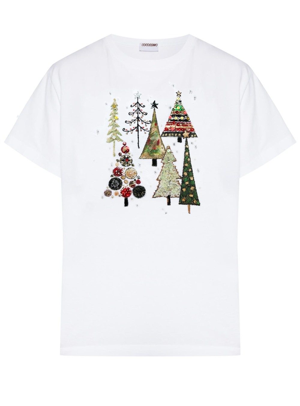 Футболка елки новогодние