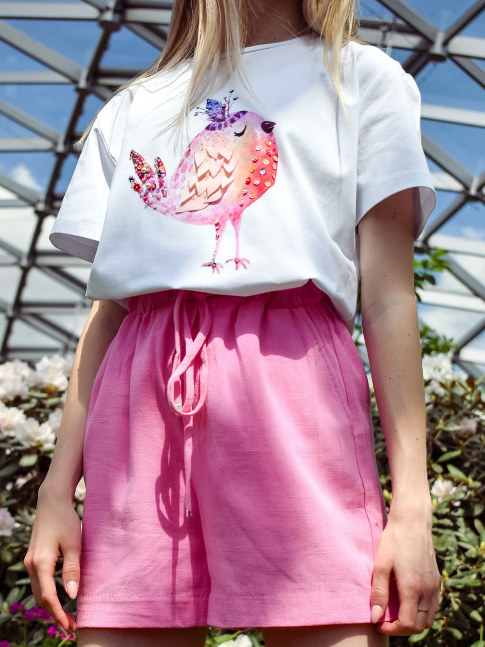 Футболка кокетка